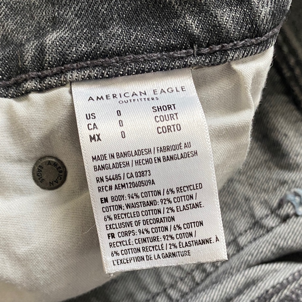 American Eagle Dark Gray Denim - Picture 2 of 4